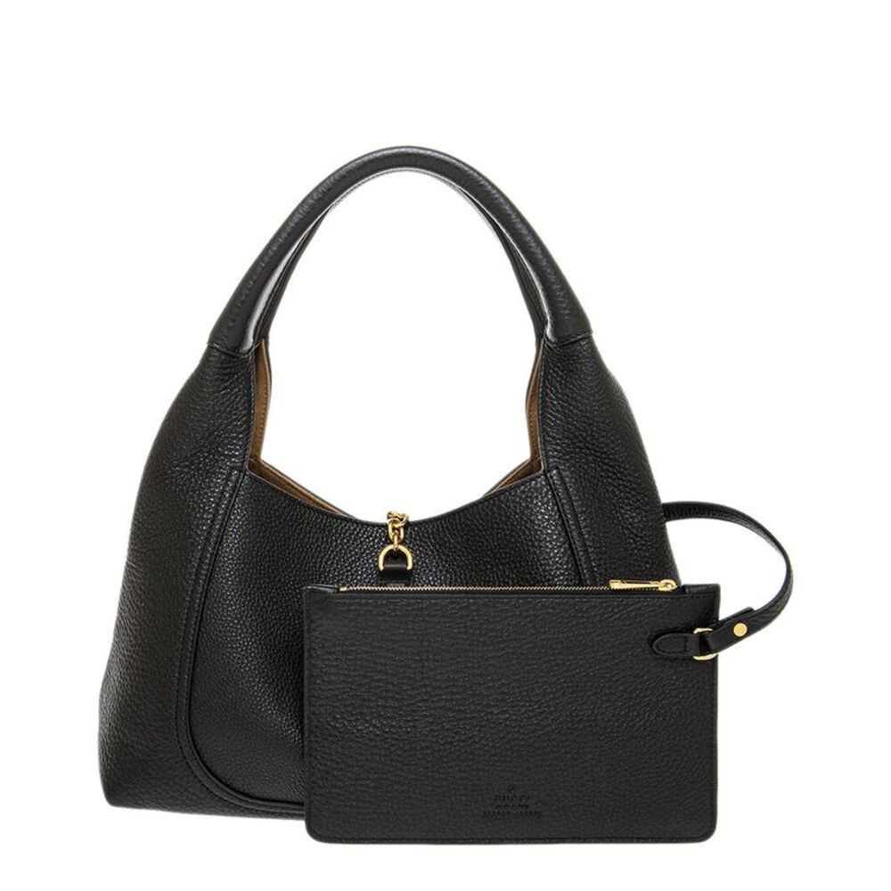 Gucci Horsebit Leather Tote, Black - Picture 2 of 3